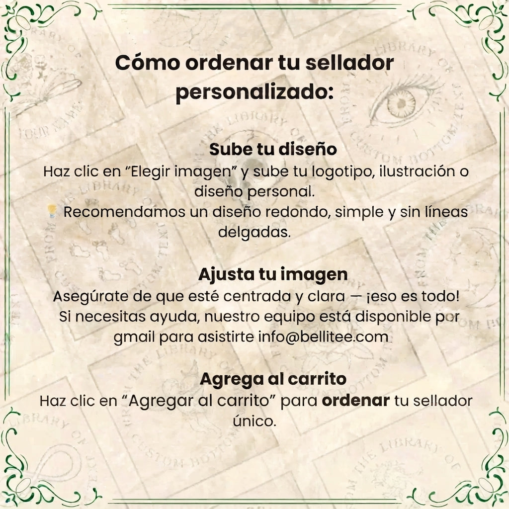 Sellador con diseño customizado
